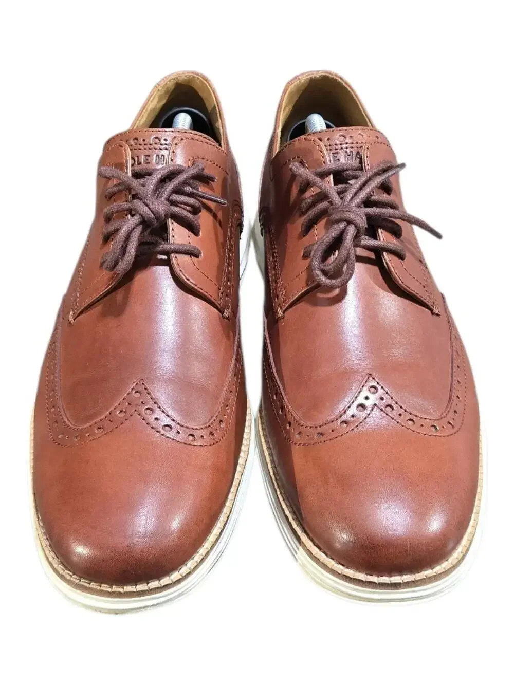 Cole Haan OriginalGrand Wingtip Oxford in Woodbury/Ivory Men's Size 11